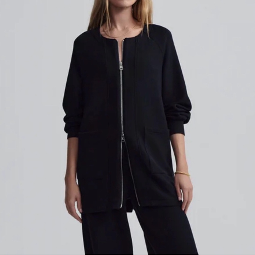 New Varley Augusta Zip-Through Sweat Large